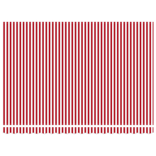Handmatige Inklapbare Luifel Rood en Witte Streep 450x350 cm
