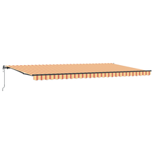 Automatische Inklapbare Luifel Geel en Oranje 600x300 cm