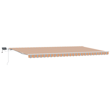 Handmatige Inklapbare Luifel met LED Multicolor Streep 600x300 cm