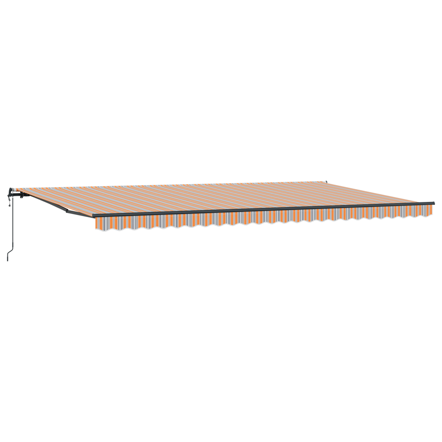 Automatische Uittrekbare Luifel Multicolor Stripe 600x300 cm