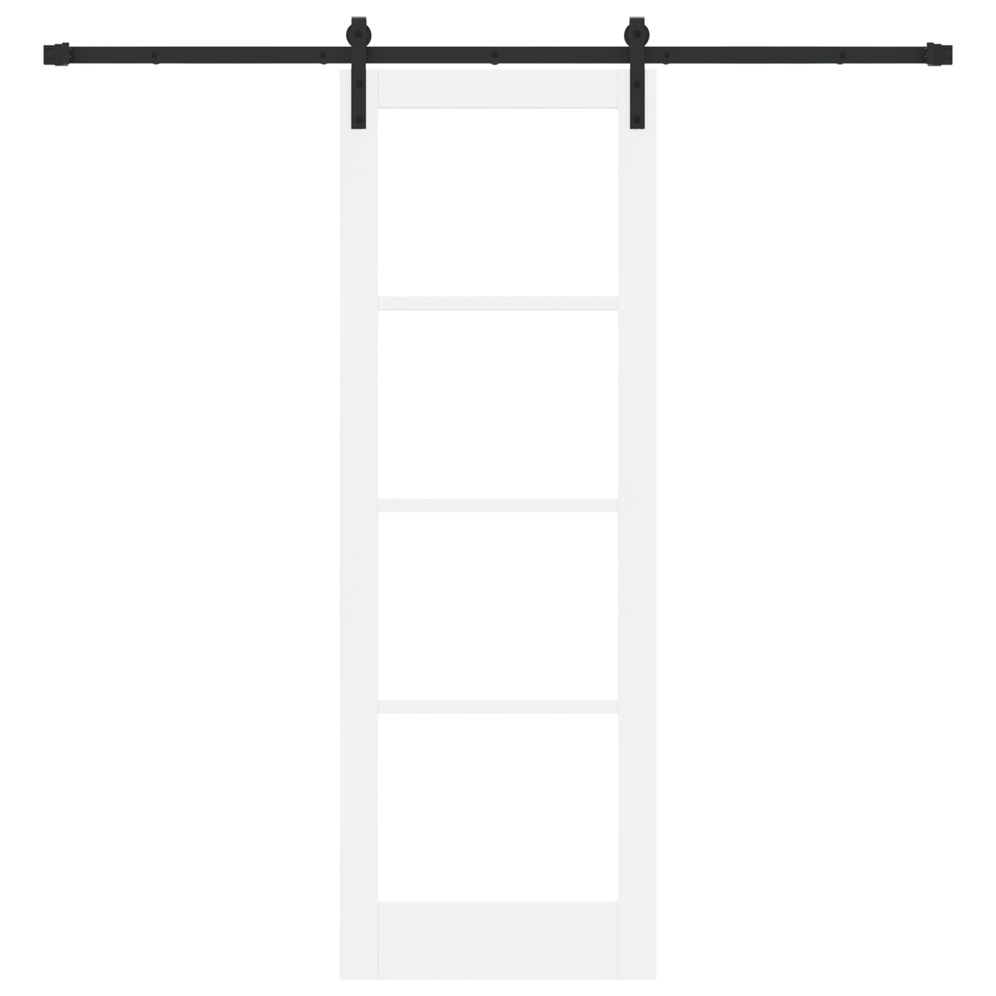 Schuifdeur met Hang- en Sluitwerk 'ORKDAL'Wit 73,5x211 cm