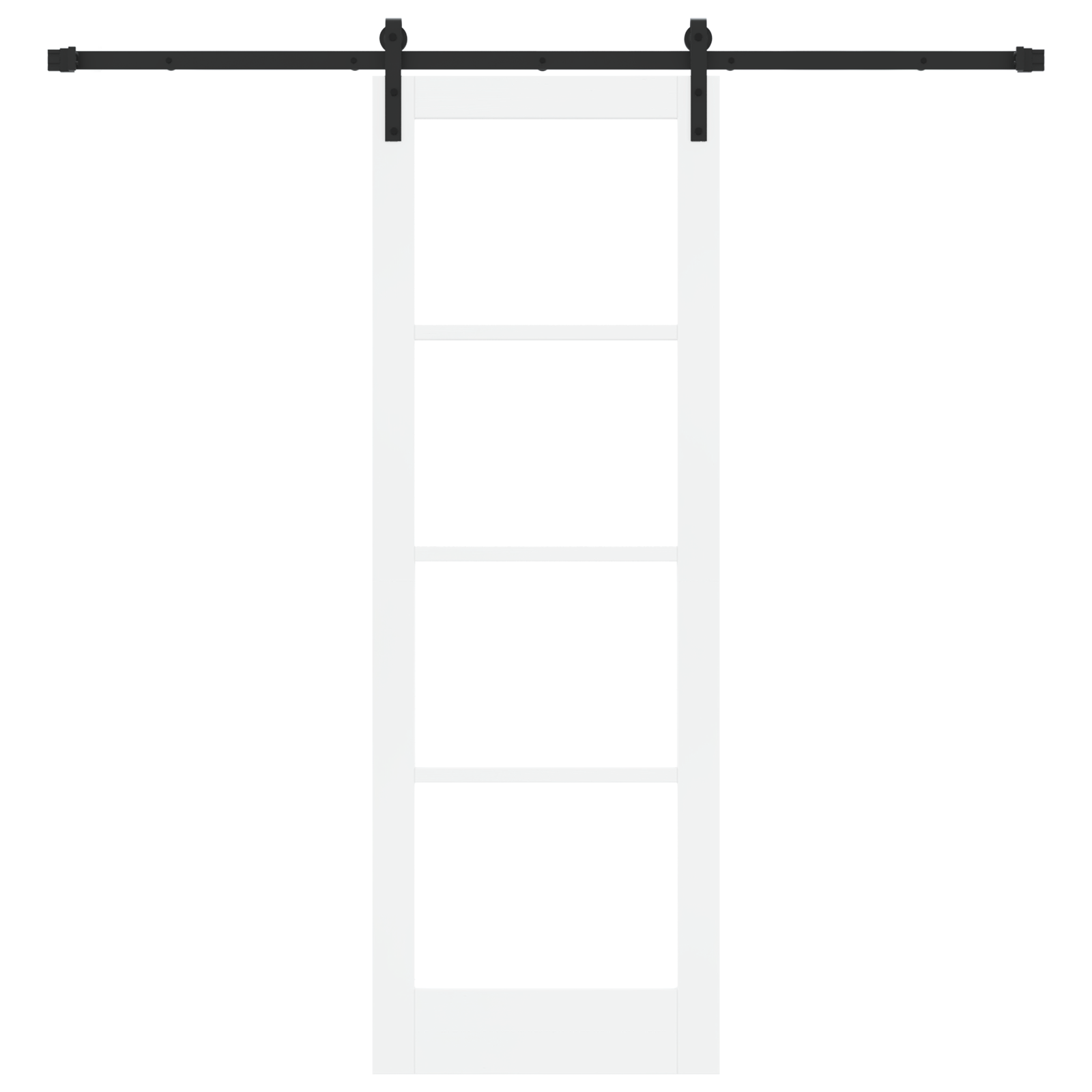 Schuifdeur met Hang- en Sluitwerk 'ORKDAL'Wit 73,5x211 cm