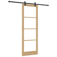 Schuifdeur met Hardware Set 83x232 cm Massief Hout Van Den