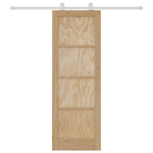 Schuifdeur met Hardware Set 'ORKDAL'Van Massief Vurenhout