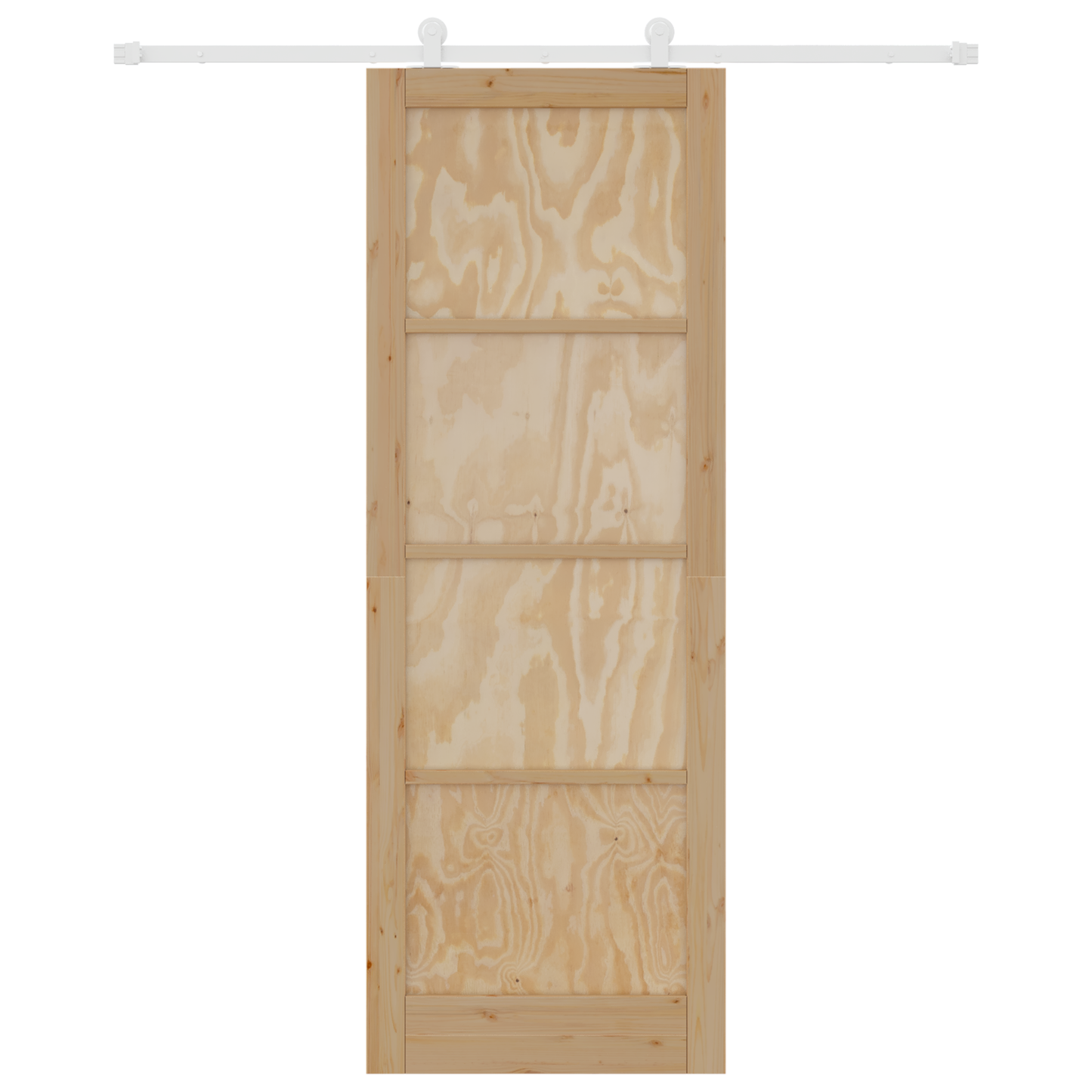 Schuifdeur met hardware set ORKDAL van massief vurenhout