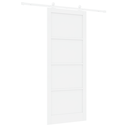 Schuifdeur met Hardware Set 'ORKDAL'van Witte Massieve Den