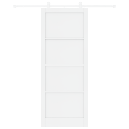 Schuifdeur met Hardware Set 'ORKDAL'van Witte Massieve Den