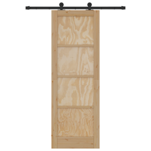 Schuifdeur met Hardware Set 'ORKDAL'van Massief Vurenhout