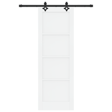 Sluitdeur met Hardware Set 'ORKDAL'Witte Massief Houten Den