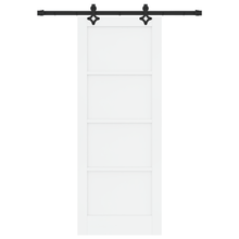 Schuifdeur met Hardware Set 'ORKDAL'Wit Vurenhout