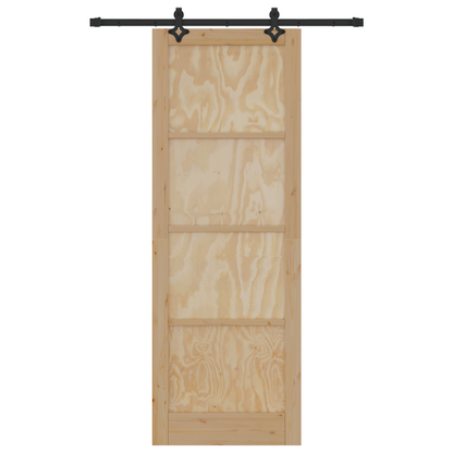 Schuifdeur met Hardware Set 'ORKDAL'van Massief Vurenhout