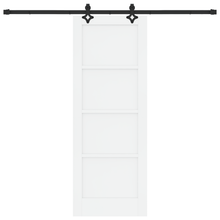 Schuifdeur met Bevestigingsset 'ORKDAL'Wit Massief Vurenhout