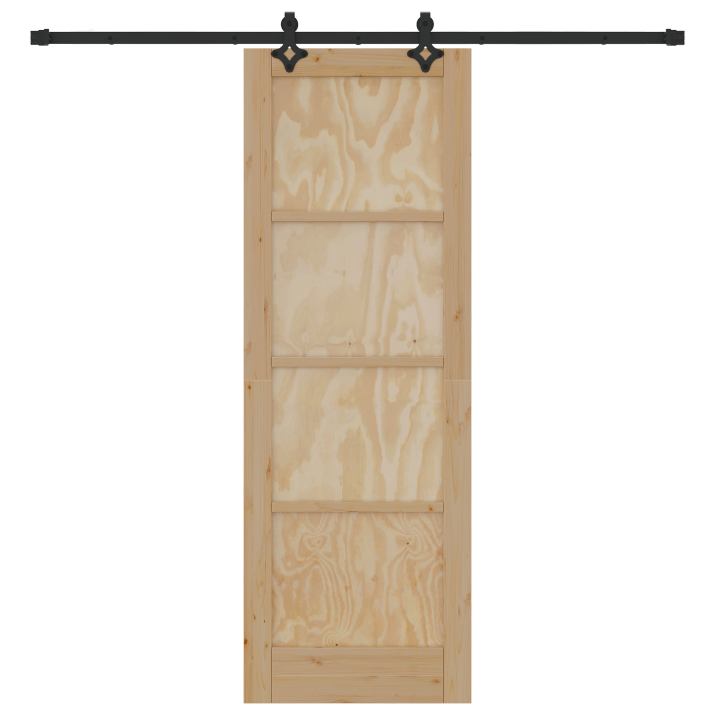 Schuifdeur met Hardware Set ORKDAL van Massief Vurenhout