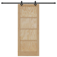 Schuifdeur met Hardware Set 'ORKDAL'Massief Vurenhout