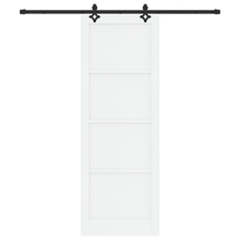 Schuifdeur met Bevestigingsset ORKDAl Wit Massief Vurenhout