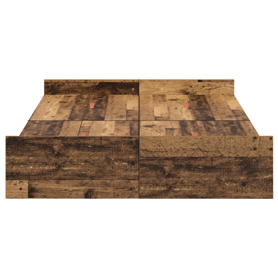 Opbergbed Old Wood 120x190 cm Gelaagd Hout