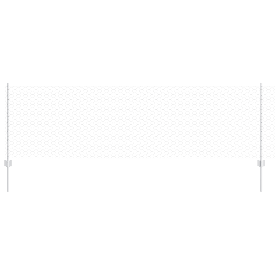 Fence Posts 5 pcs U-Channel 80 cm Gegalvaniseerd Staal