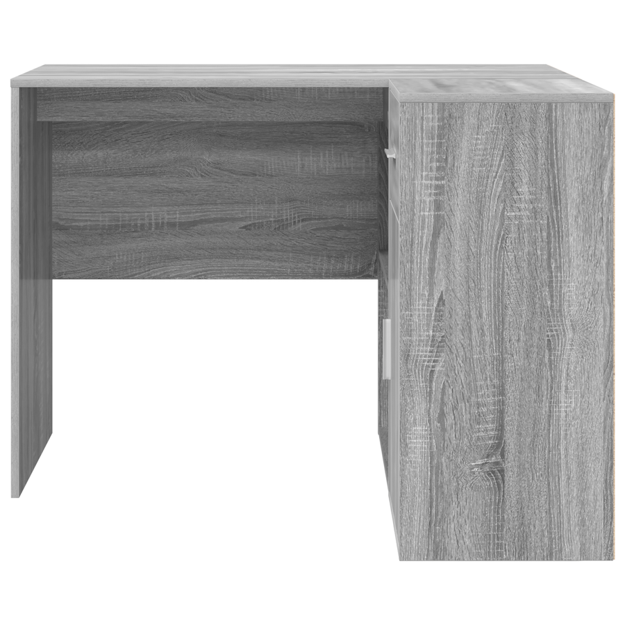 Hoekbureau Grijs Sonoma 102x88x75 cm Engineered Hout