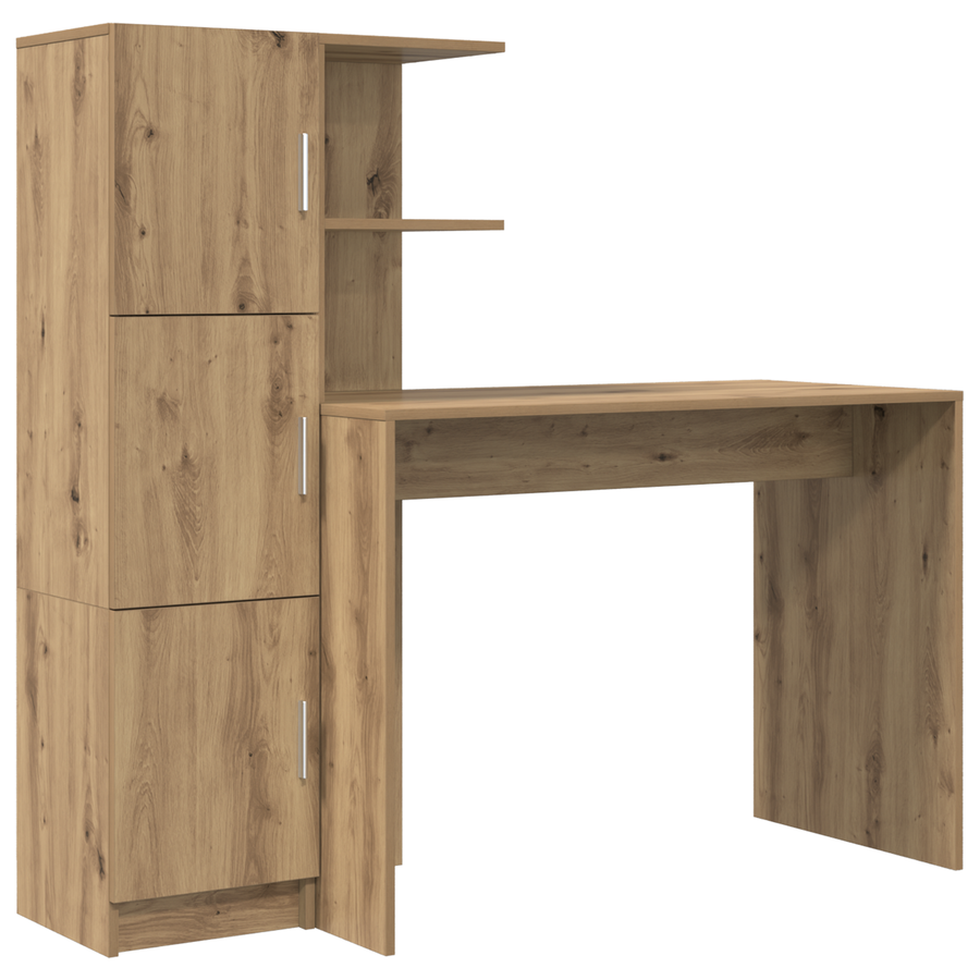 Bureau met Opbergfunctie in Artisan Eiken Gelaagd Hout