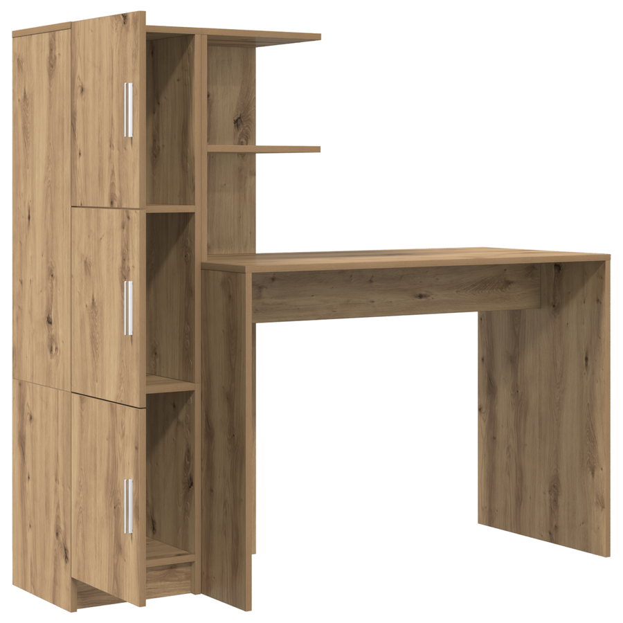 Bureau met Opbergfunctie in Artisan Eiken Gelaagd Hout