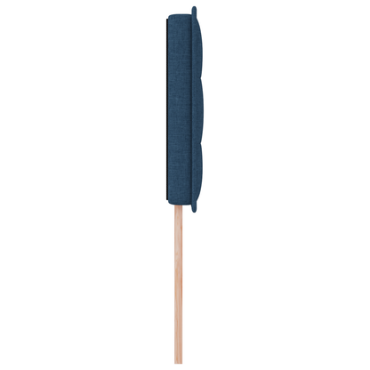 Hoofdbord met strepen 80 cm stof blauw