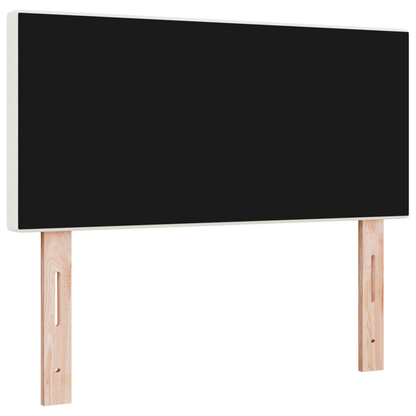 LED Hoofdeinde Simpel Crème Ontwerp 100 cm Katoenen Stof