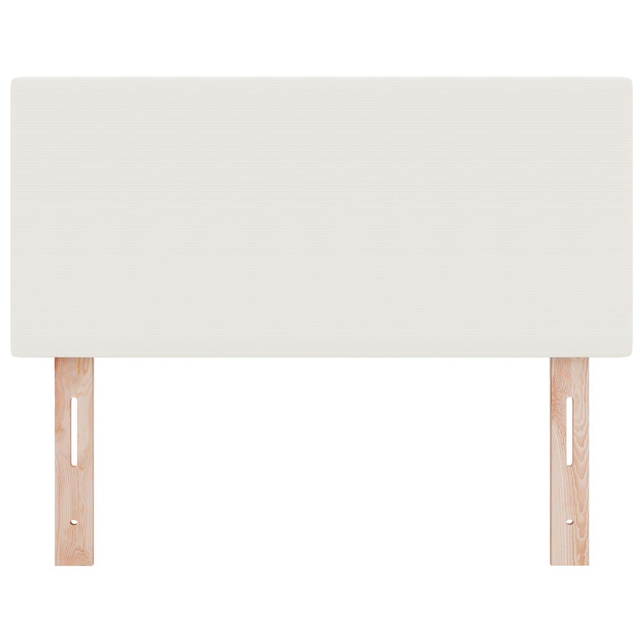 LED Hoofdeinde Simpel Crème Ontwerp 100 cm Katoenen Stof