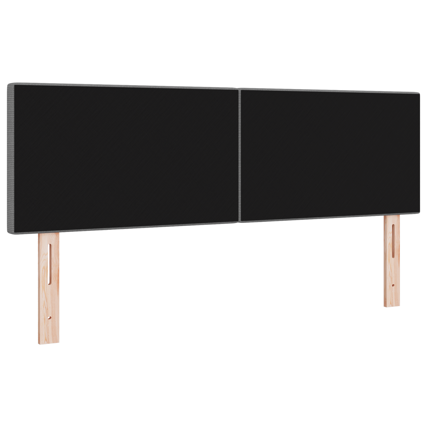 LED-hoofdbord Eenvoudig Ontwerp Lichtgrijs 72 cm Corduroy Stof