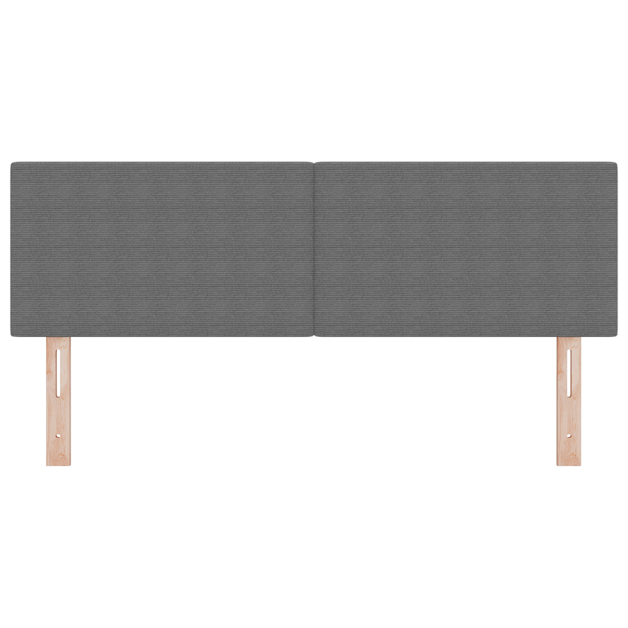 LED-hoofdbord Eenvoudig Ontwerp Lichtgrijs 72 cm Corduroy Stof