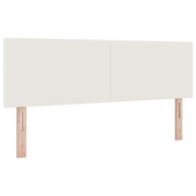 Hoofdbord crème 144 cm polyester