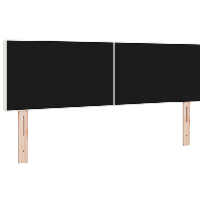 LED Hoofdbord Simpel Ontwerp Crème 72 cm Corduroy Stof