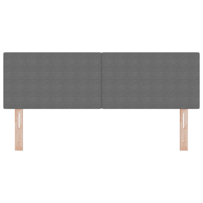LED Hoofdbord Simpel Ontwerp Lichtgrijs 80 cm Corduroy Stof