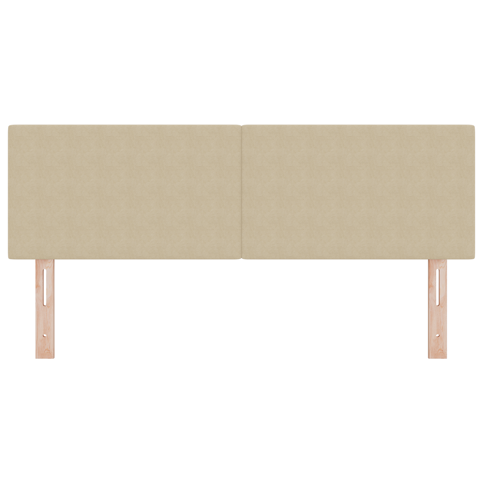 LED Hoofdbord Eenvoudig Ontwerp Lichtgroen en Grijs 80 cm Corduroy Stof