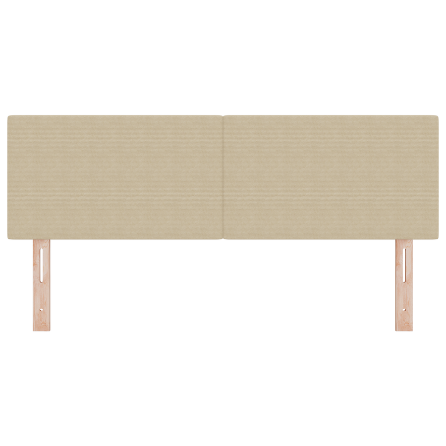 LED Hoofdbord Eenvoudig Ontwerp Lichtgroen en Grijs 80 cm Corduroy Stof