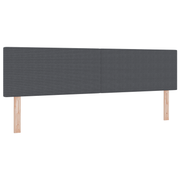 Hoofdbord 90 cm donkergrijs grenenhout corduroy