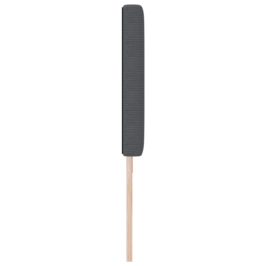 LED Hoofdbord Simpel Donkergrijs 90 cm Corduroy Stof