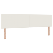 Hoofdbord 90 cm crème corduroy met LED