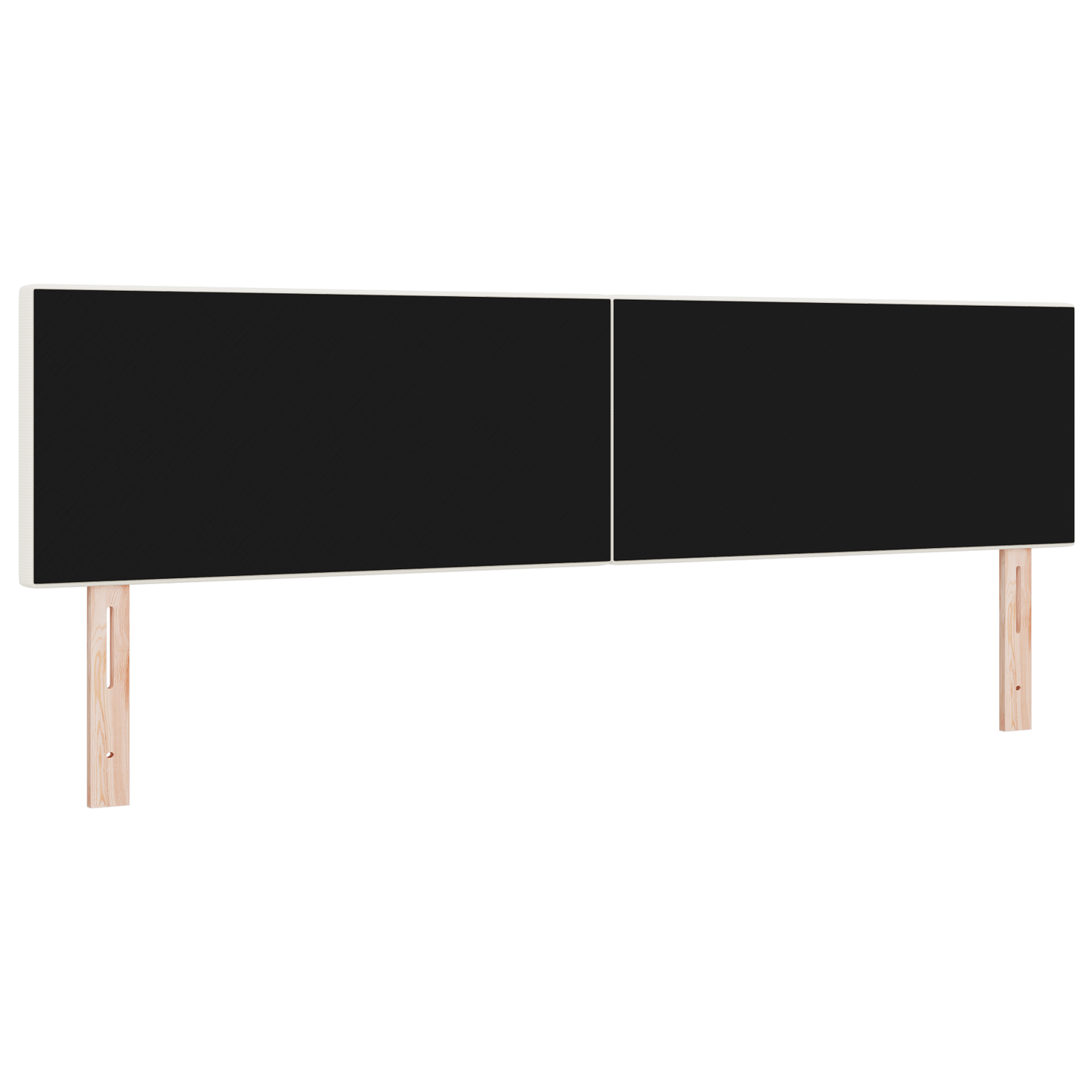 LED Hoofdbord Simpel Design Crème 90 cm Corduroy Stof