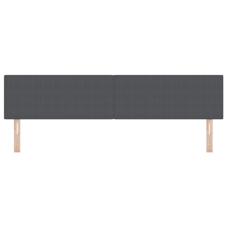 LED Hoofdbord Simpel Donkergrijs 100 cm Van Corduroy