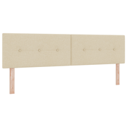 Hoofdbord 90 cm crème met LED