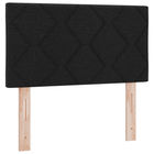 Headboard Black 80 cm Fabric