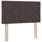 Headboard Brown 80 cm Fabric