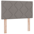 Headboard Taupe 80 cm Fabric
