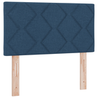 Headboard Blue 180 cm Fabric