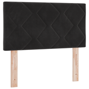 Hoofdbord led zwart 80 cm velvet