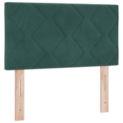 Hoofdbord 80 cm donkergroen velvet LED