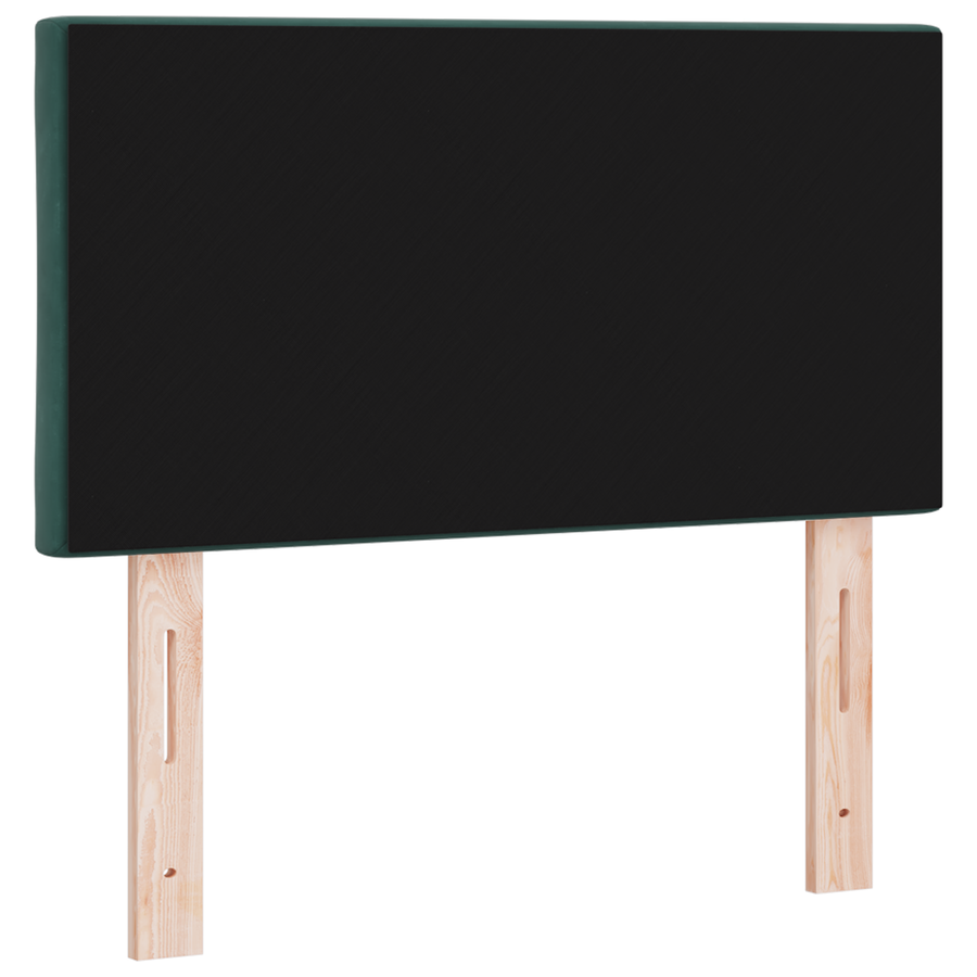 LED Hoofdbord met Diamant Blokken in Donkergroen - 80 cm van Velvet