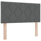 Headboard Grey 90 cm Fabric