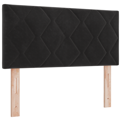 LED Hoofdbord Diamant Blokken Zwart 90 cm Velours