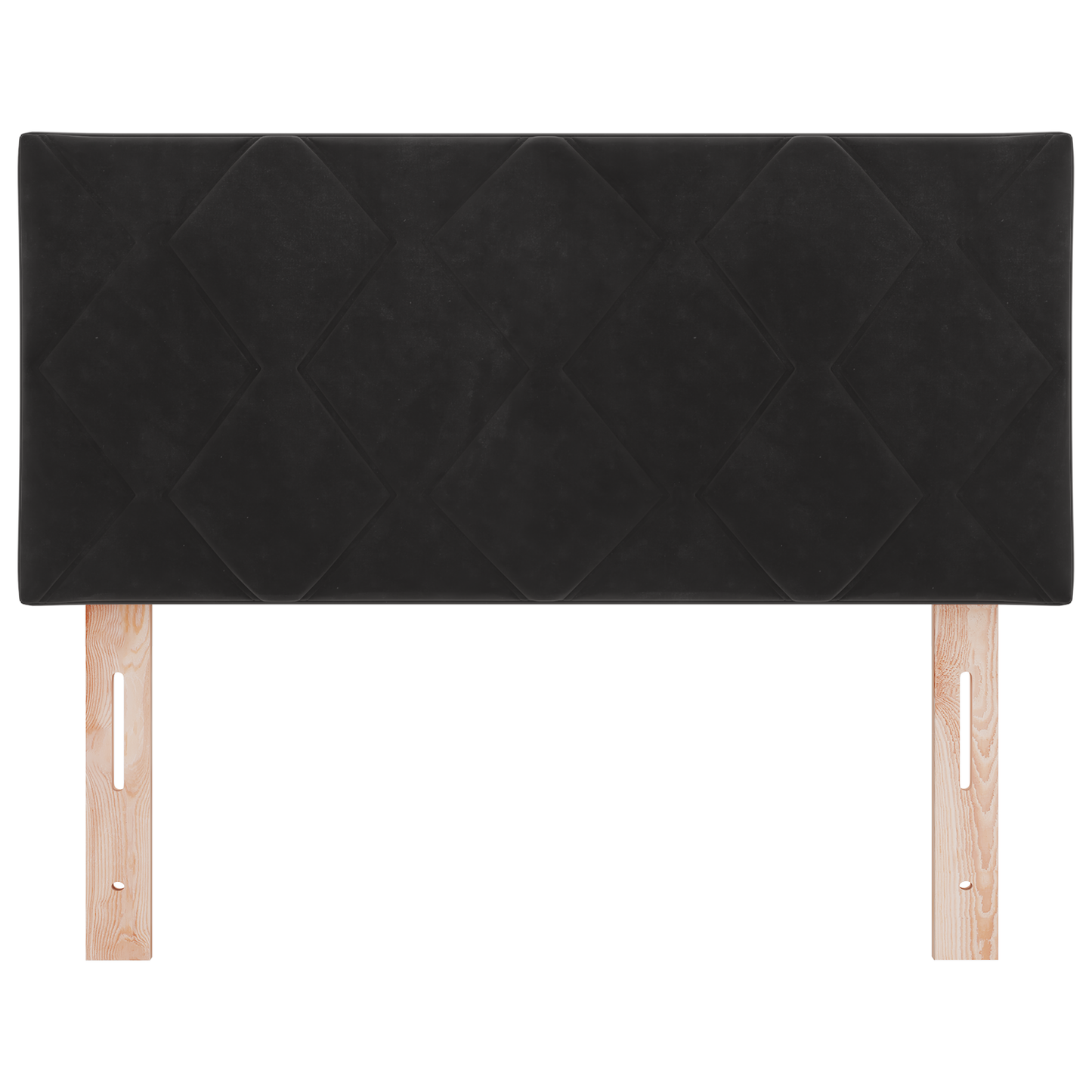 LED Hoofdbord Diamant Blokken Zwart 90 cm Velours